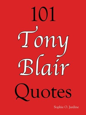 cover image of 101 Tony Blair Quotes